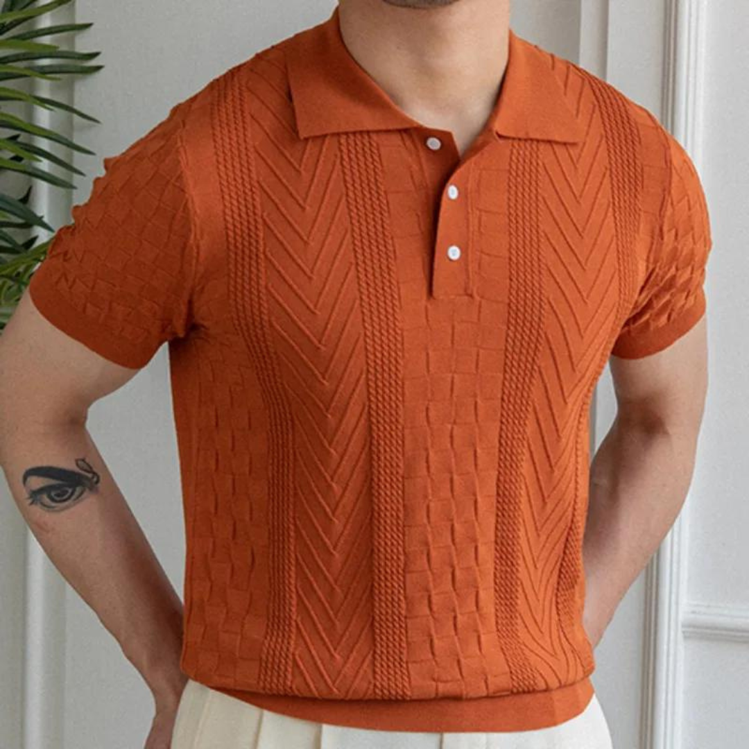 Polo - Tekstuurne Jacquard