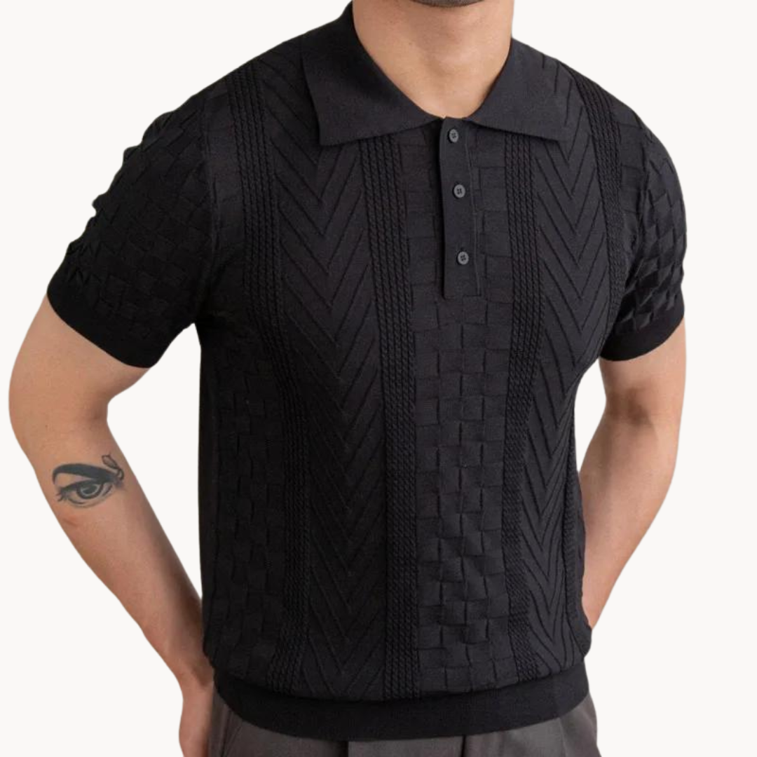 Polo - Tekstuurne Jacquard