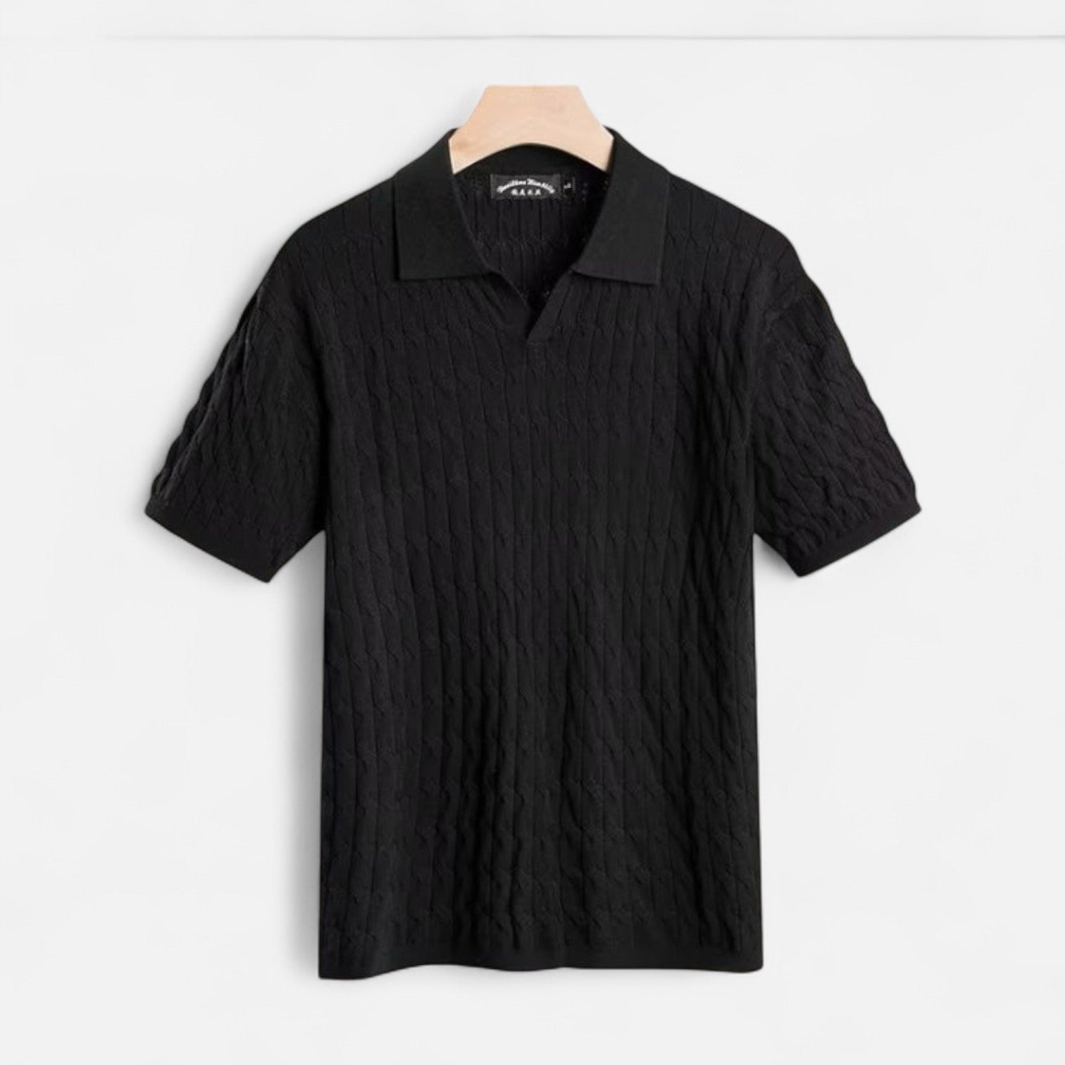 Camisa Polo - Segatud Piqué Tekstuur