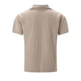 Camisa Polo - Lõdvestunud Jacquardi Tekstuur