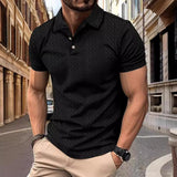 Camisa Polo - Lõdvestunud Jacquardi Tekstuur