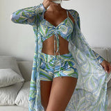 Kornelia – Retro Bikiinid, Lühikesed Püksid & Kimono