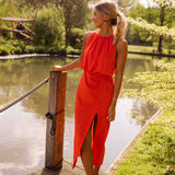 Liina - Elegantne Midi Kleid