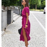 Ameli - Lilleline Midi Kleid