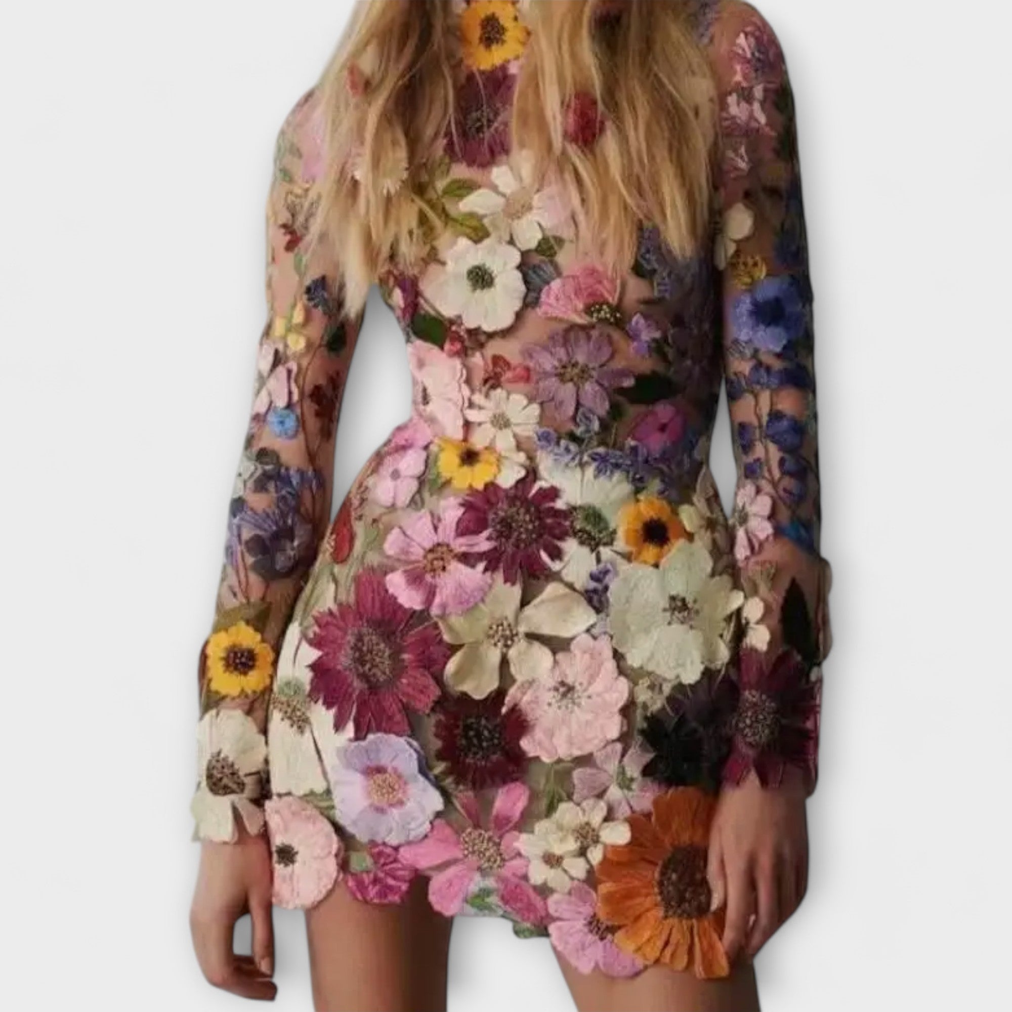 Dolores - Lillemustriga Kleid