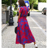 Ameli - Lilleline Midi Kleid