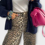 Shandra - Vintage Leoprint Teksad