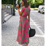 Ameli - Lilleline Midi Kleid