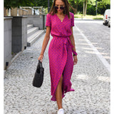 Ameli - Lilleline Midi Kleid