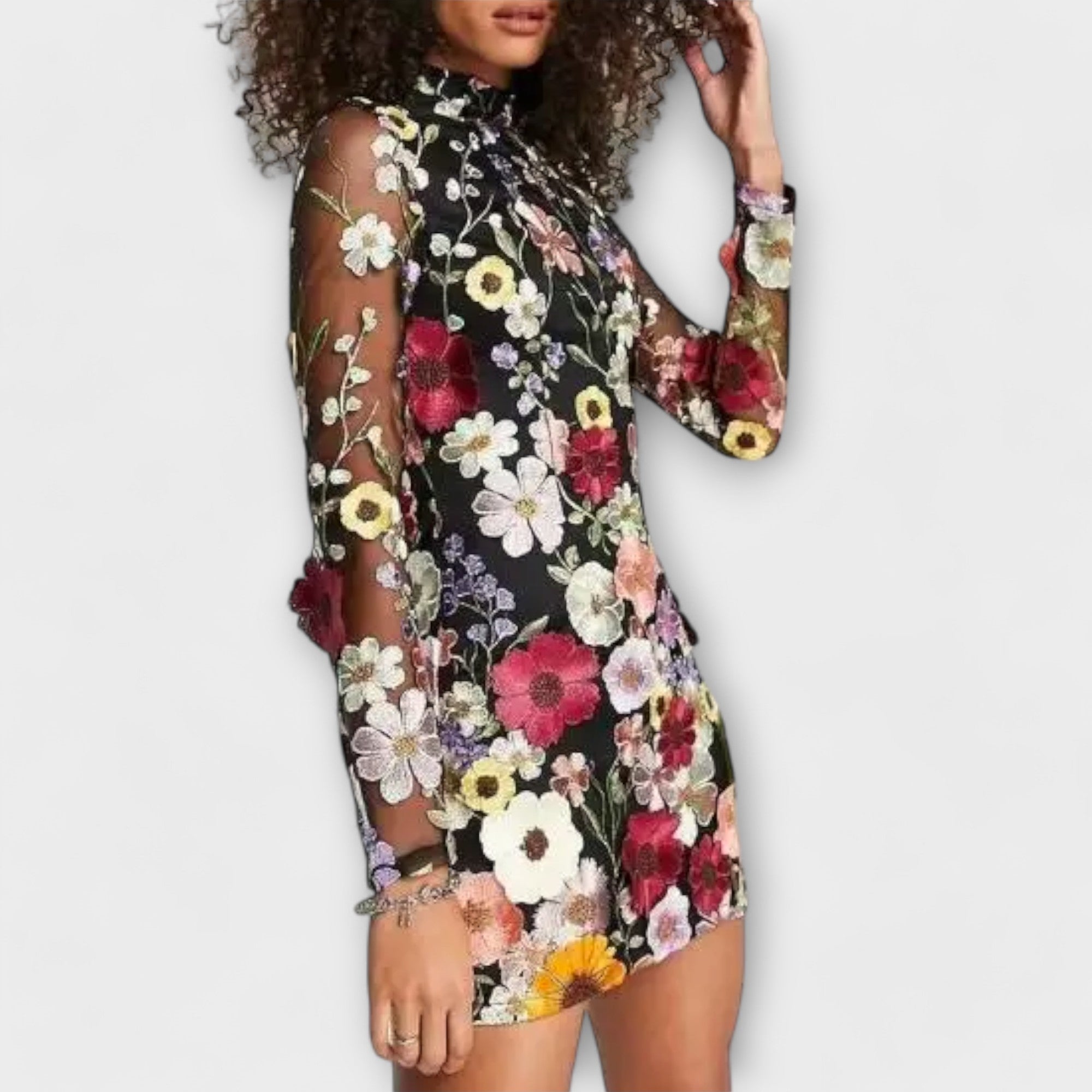 Dolores - Lillemustriga Kleid