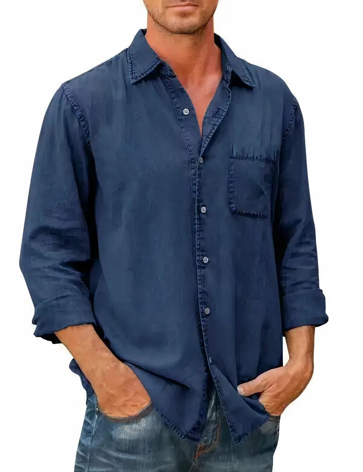 Denim Pikk Särk