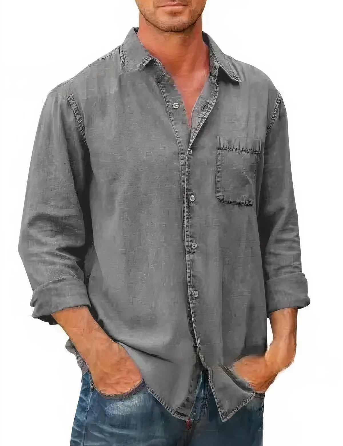 Denim Pikk Särk