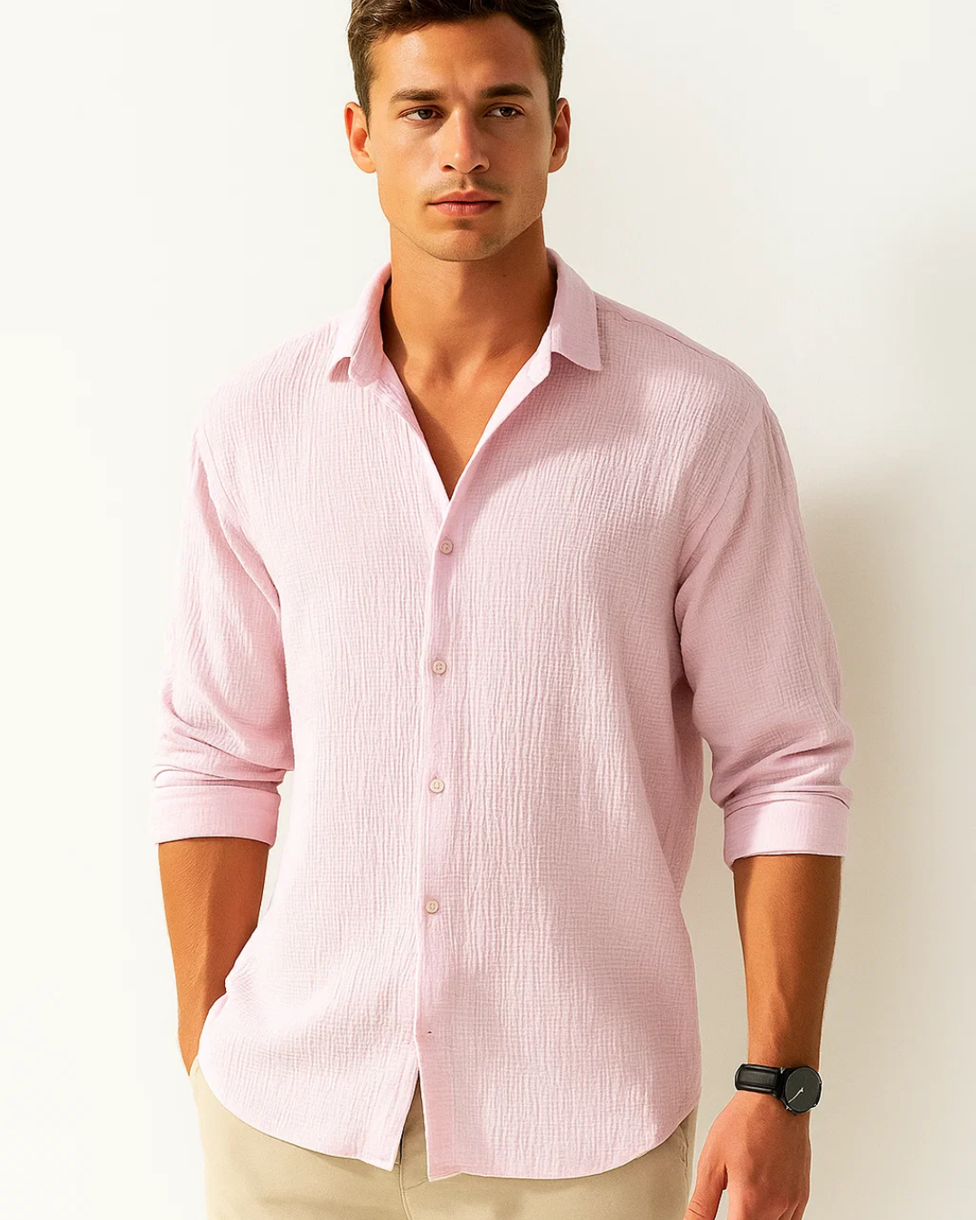 Camisa - Nutika Krae Täielik Nupp