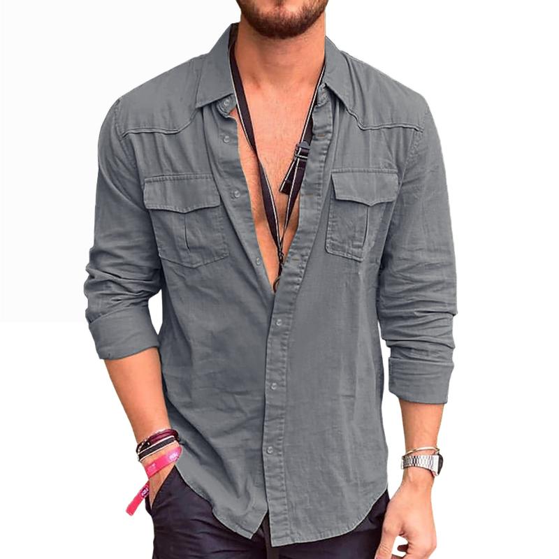Camisa - Kohandatud Cargo Taskud