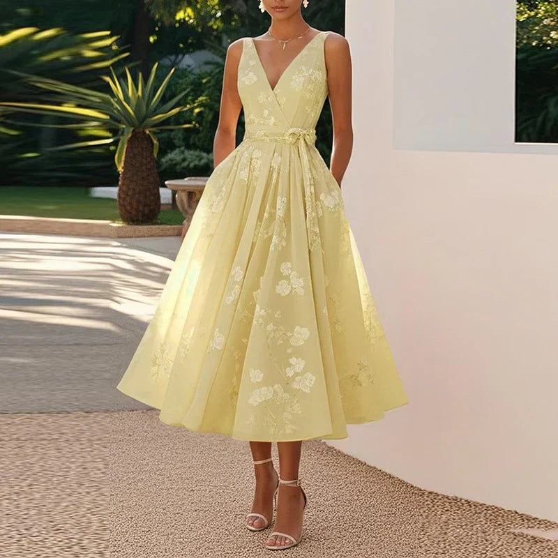 Katrin - Elegantne Midi Kleit