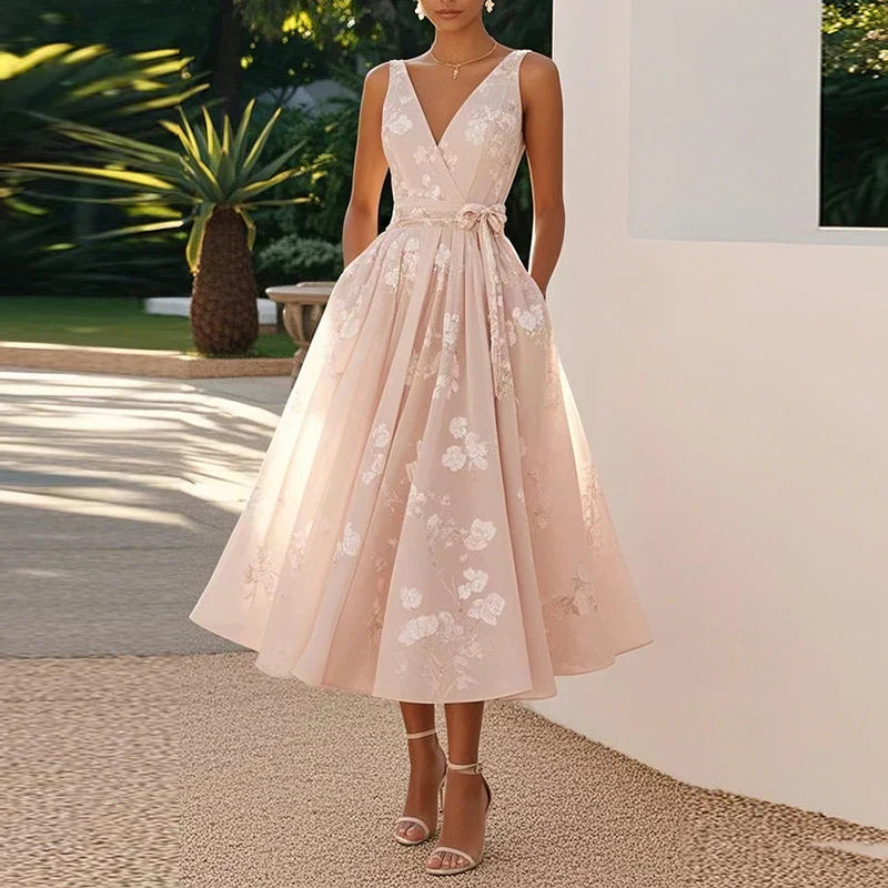 Katrin - Elegantne Midi Kleit