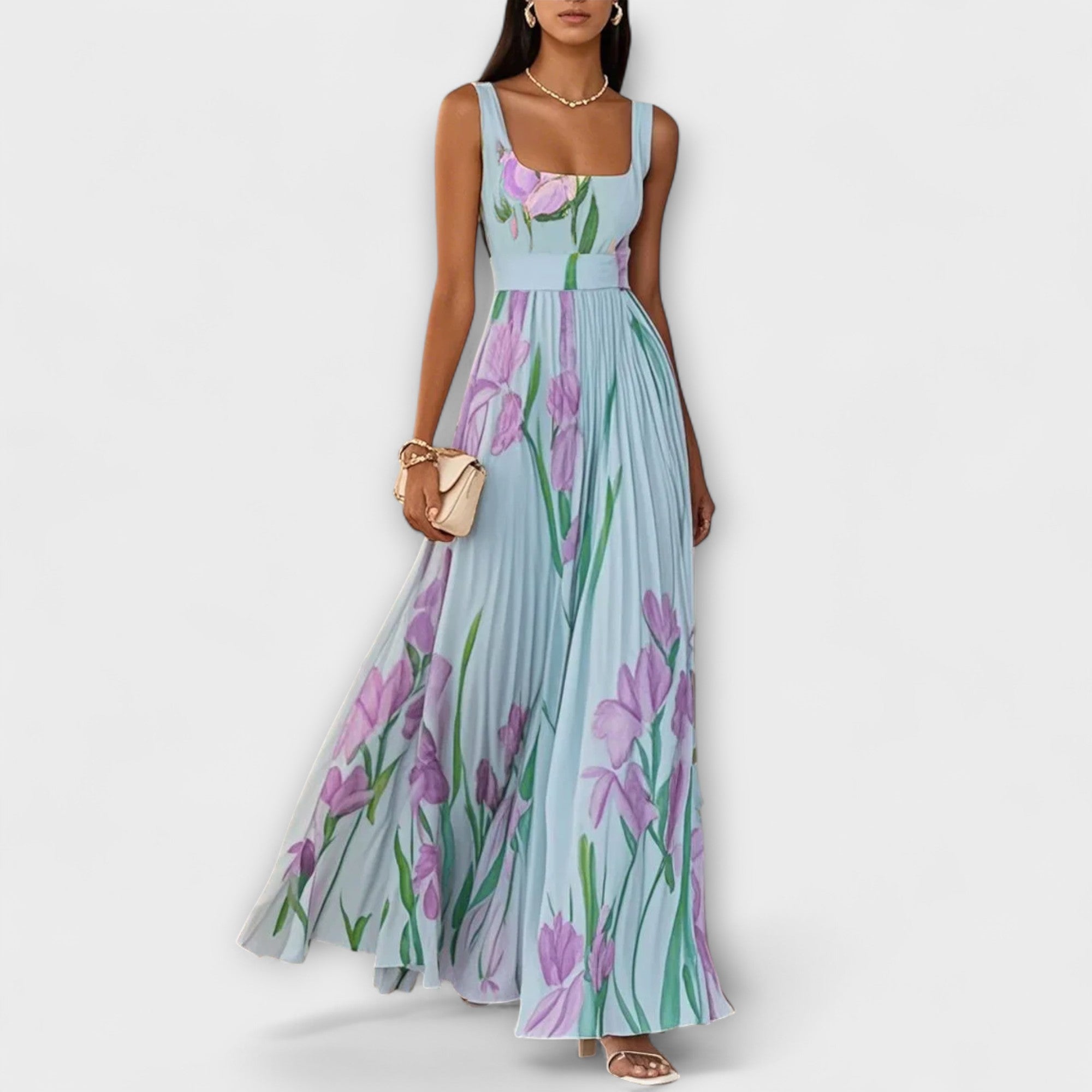 Penelope - Maxi Chiffon Kleit
