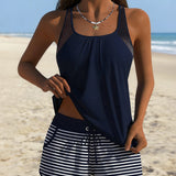 Nikoleta – Tankini Boxer Lihtne Riba