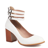 Kasilda - Paksu taldaga ankle strap sandaalid