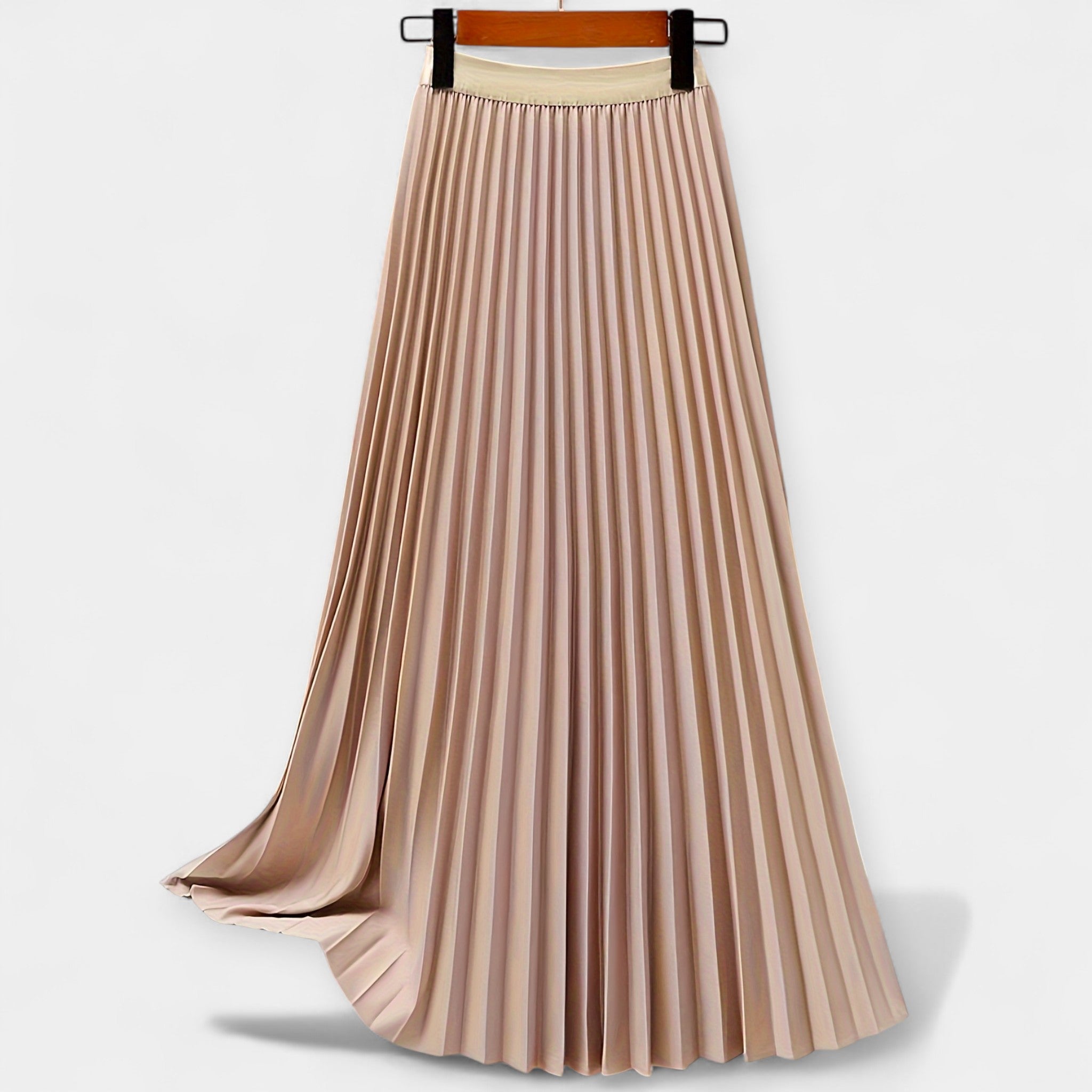Plisseeritud Satin Seelik