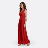 Leeni - Elegantne Avamata Makakas Laiade Pükstega