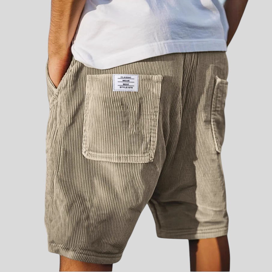 Peeter - Elegantne Sametist Lühikesed Püksid
