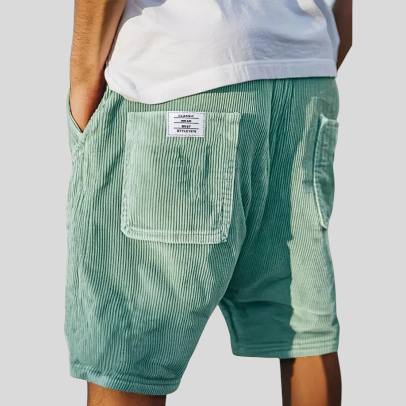 Peeter - Elegantne Sametist Lühikesed Püksid