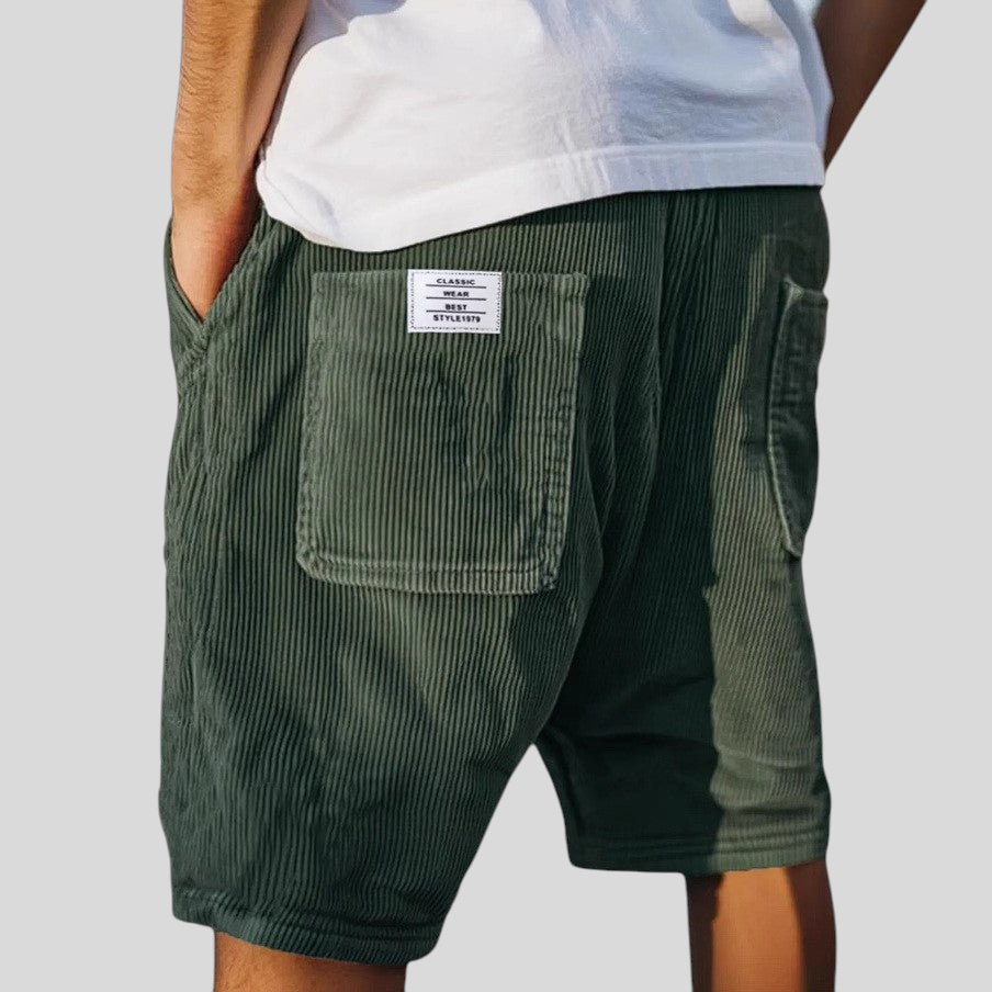 Peeter - Elegantne Sametist Lühikesed Püksid