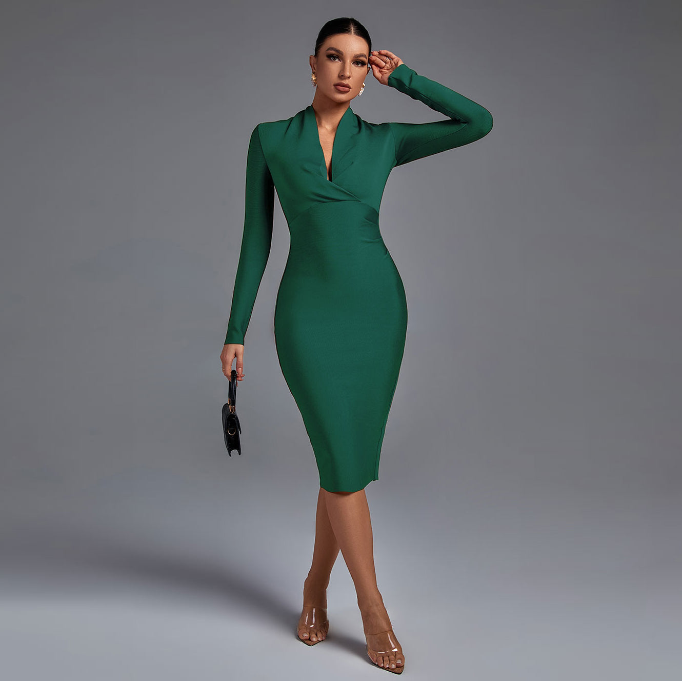 Samara - Pika Varrukaga Kleid
