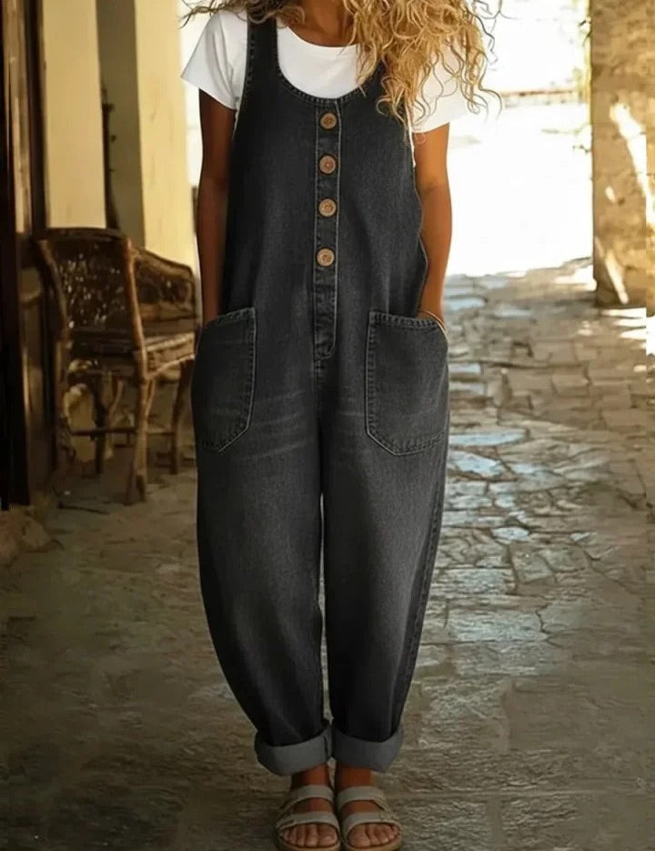 Grete - Vintage Pestud Denim Üksik
