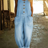 Grete - Vintage Pestud Denim Üksik