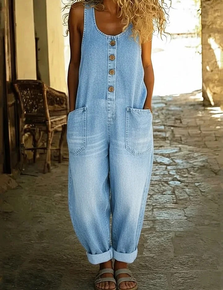Grete - Vintage Pestud Denim Üksik